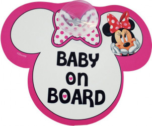 Autoschild Minnie Maus