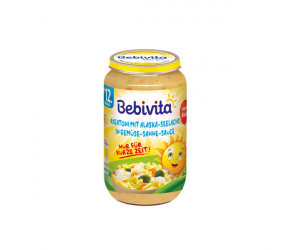 Rigatoni mit Alaska Seelachs in Gemüse-Sahne-Sauce