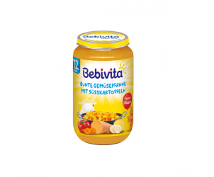 Bunte Gemüsepfanne mit Süsskartoffeln