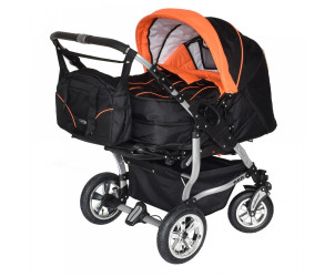 Zwillingskinderwagen Duo Spezial mit Babyschale