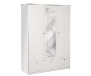 Kleiderschrank 3-türig mit Spiegel Dreamworld 3