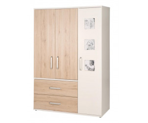 Kleiderschrank 3 türig Pepe