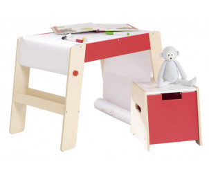 Maltisch/Hocker-Kombination