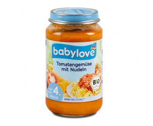 Babymenü Tomatengemüse mit Nudeln