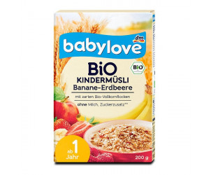 Bio Kindermüsli Banane-Erdbeere