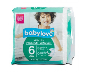 Windeln Premium aktiv plus Größe 6, XXL 16-30kg 