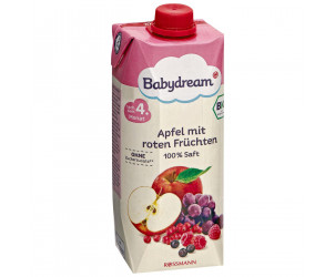 Apfelsaft mit roten Früchten