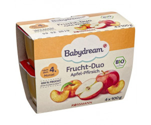 Bio Frucht-Duo Apfel-Pfirsich
