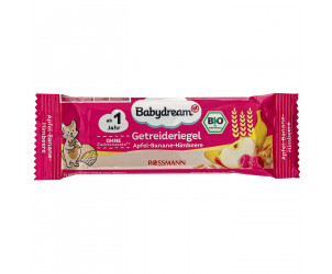 Bio Getreideriegel Apfel-Banane-Himbeere