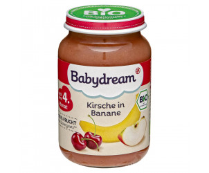 Bio Kirsche in Banane