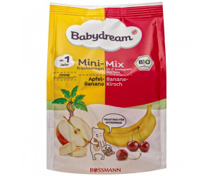 Bio Mini-Früchteriegel Mix Apfel-Banane & Banane-Kirsch