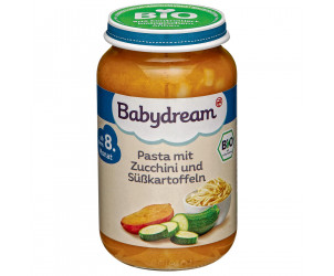 Bio Pasta mit Zucchini und Süßkartoffeln