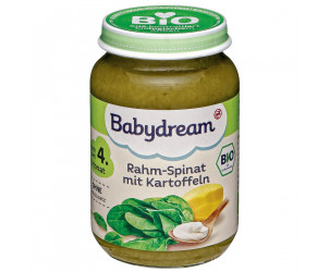 Bio Rahm-Spinat mit Kartoffeln