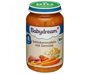 Bio Schinkennudeln mit Gemüse