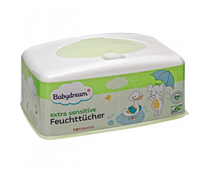 Extra sensitive Feuchttücher Box