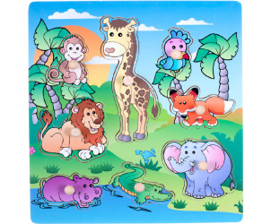 Puzzle 8 Teile/Holzknopf