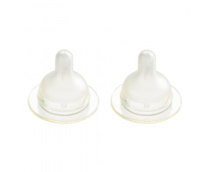 Silikon-Flaschensauger Natural Wide Medium 3m+