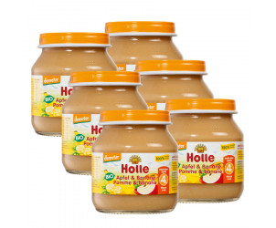 Bio Apfel und Banane