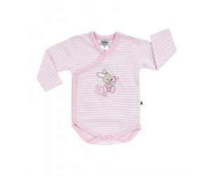 Girls Wickelbody langarm Bunny