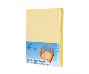 Spanntuch für Laufgittermatratze Frottee