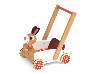 Holzwagen Hase