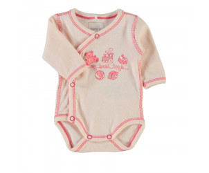 Girls Frühchen Wickelbody NITWONDER pearl