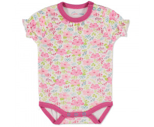 Girls Baby Body kurzarm gemustert