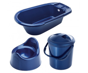 Badeset Bella Bambina mit Badewanne, Windeleimer, Kindertopf