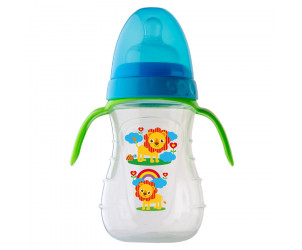 Trinklernflasche mit 2 Trinkaufsätzen