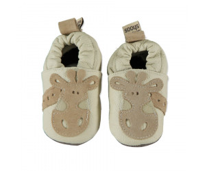 Boys Baby Krabbelschuhe Giraffe