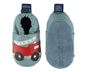 Boys Baby Krabbelschuhe Pompiers