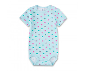 Girls Baby Body 1/4 Arm gemustert