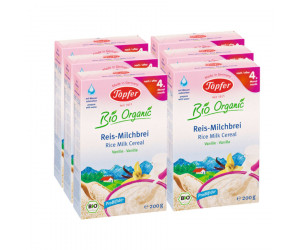 Bio Reis Milchbrei mit Vanille