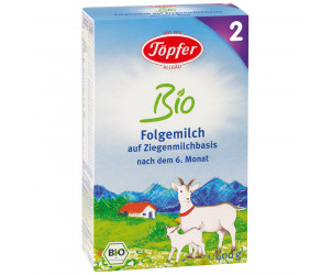 Folgemilch 2 Bio auf Ziegenmilchbasis