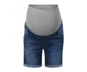 Jeansshorts mit Überbauchbund