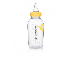 Muttermilchflasche mit Sauger M 250 ml 