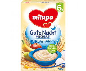 Gute Nacht Milchbrei Vollkorn Früchte