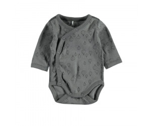 Girls Frühchen Wickelbody Wish frost gray