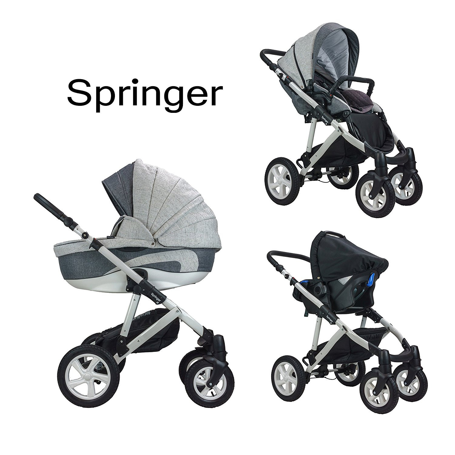 Springer Kombi Kinderwagen 3 in 1 CityStyle : Elternbewertungen Springer CityPlus | Kinderwagen 3 in 1 Kombikinderwagen