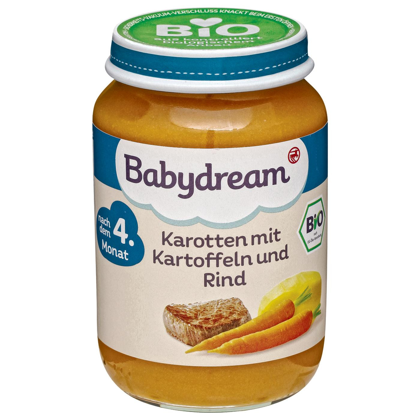 Babydream Bio Karotten Mit Kartoffeln Rind Elternbewertungen
