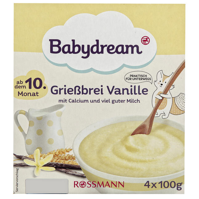 Babydream Griessbrei Vanille Elternbewertungen