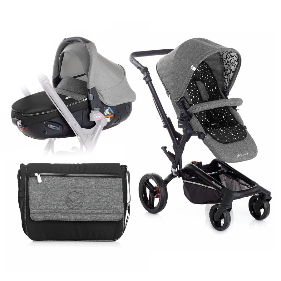 Jan Kombikinderwagen Rider inklusive Babyschale Matrix Light 2 :  Elternbewertungen