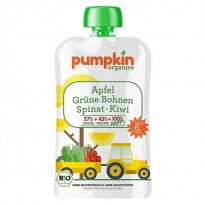 Quetschies Happy - Grüne Bohnen, Spinat mit Apfel und Kiwi