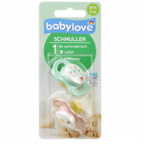 Schnuller aus Latex, symmetrisch, Größe 1