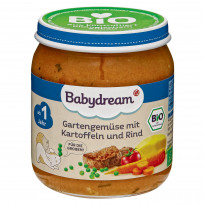 Bio Gartengemüse mit Kartoffeln & Rind