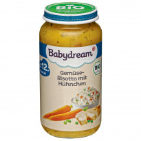 Bio Gemüse-Risotto mit Hühnchen