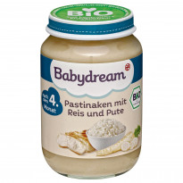 Bio Pastinaken mit Reis und Pute