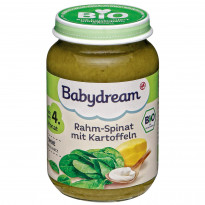 Bio Rahm-Spinat mit Kartoffeln