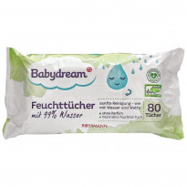 Feuchttücher mit 99% Wasser