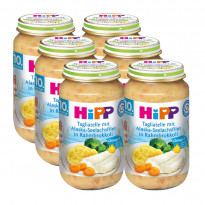 Bio Tagliatelle mit Alaska-Seelachsfilet in Rahmbrokkoli